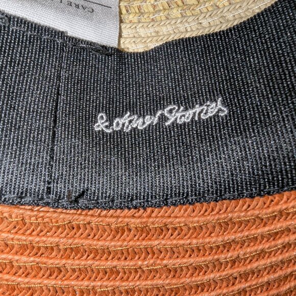 & Other Stories Straw Hat- Two Tone - Picture 5 of 5